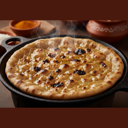 hotplate baked naan bread