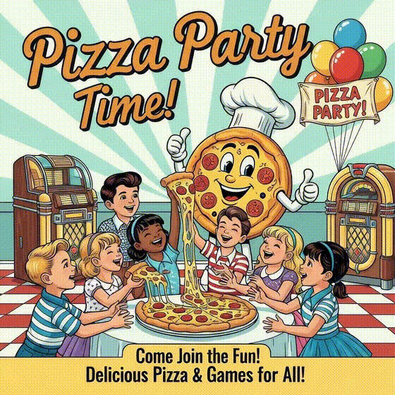 Children's pizza party