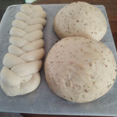 Braided bread and knotted rolls - West Wales Bread Making Courses
