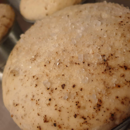 Salt & pepper, Clay pot bread. West Wales