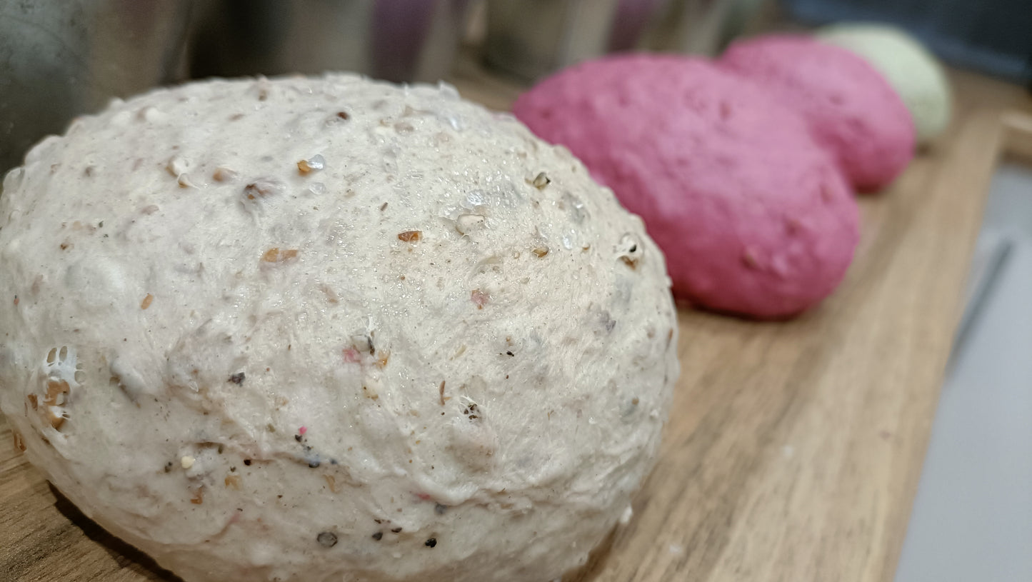 Beetroot, Charcoal & Spinach Infused Loaves :Healthy Bread Making: Mondays