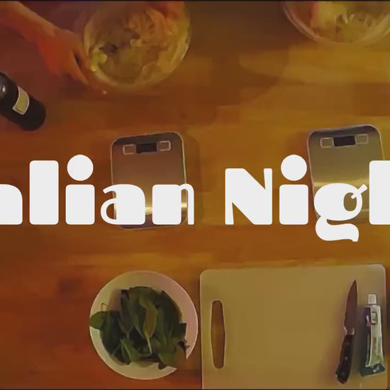 italian night with Jamie The Baker in Llansteffan cooking experience.