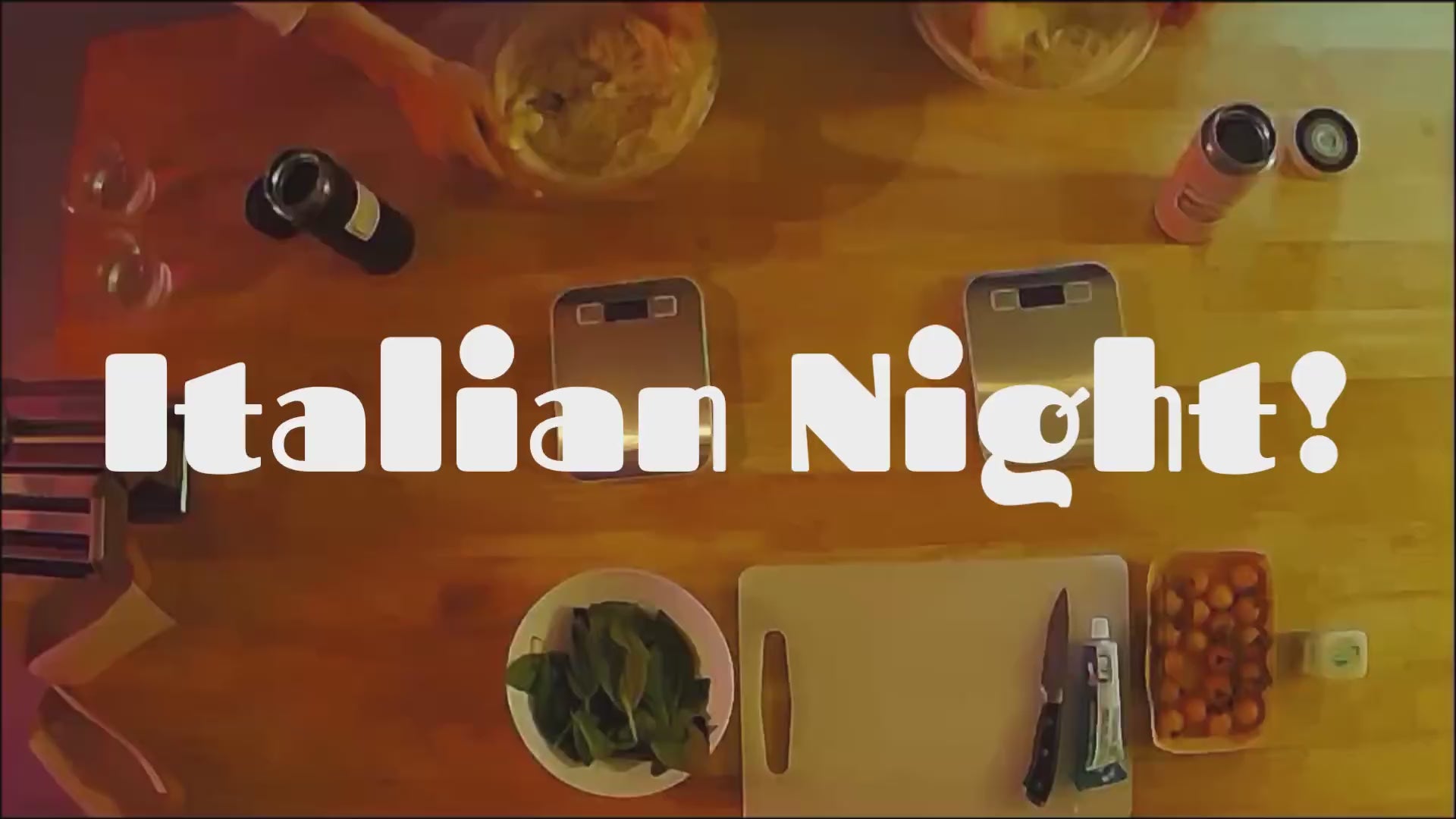 italian night with Jamie The Baker in Llansteffan cooking experience.
