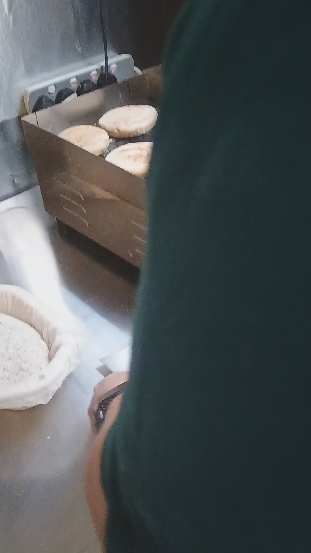 Sourdough Muffins. Bread making course